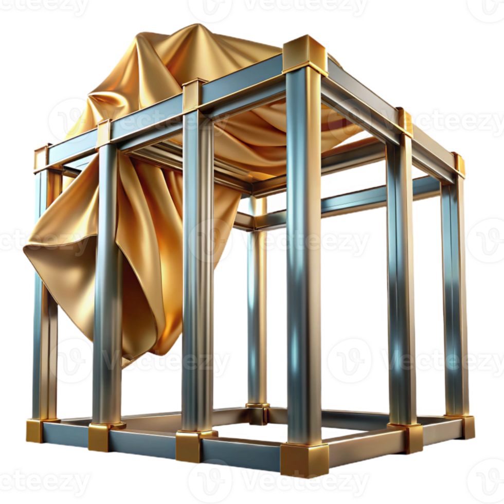 serene minimalist Steel Beams Construction Framework Isolated Building Structure high quality png