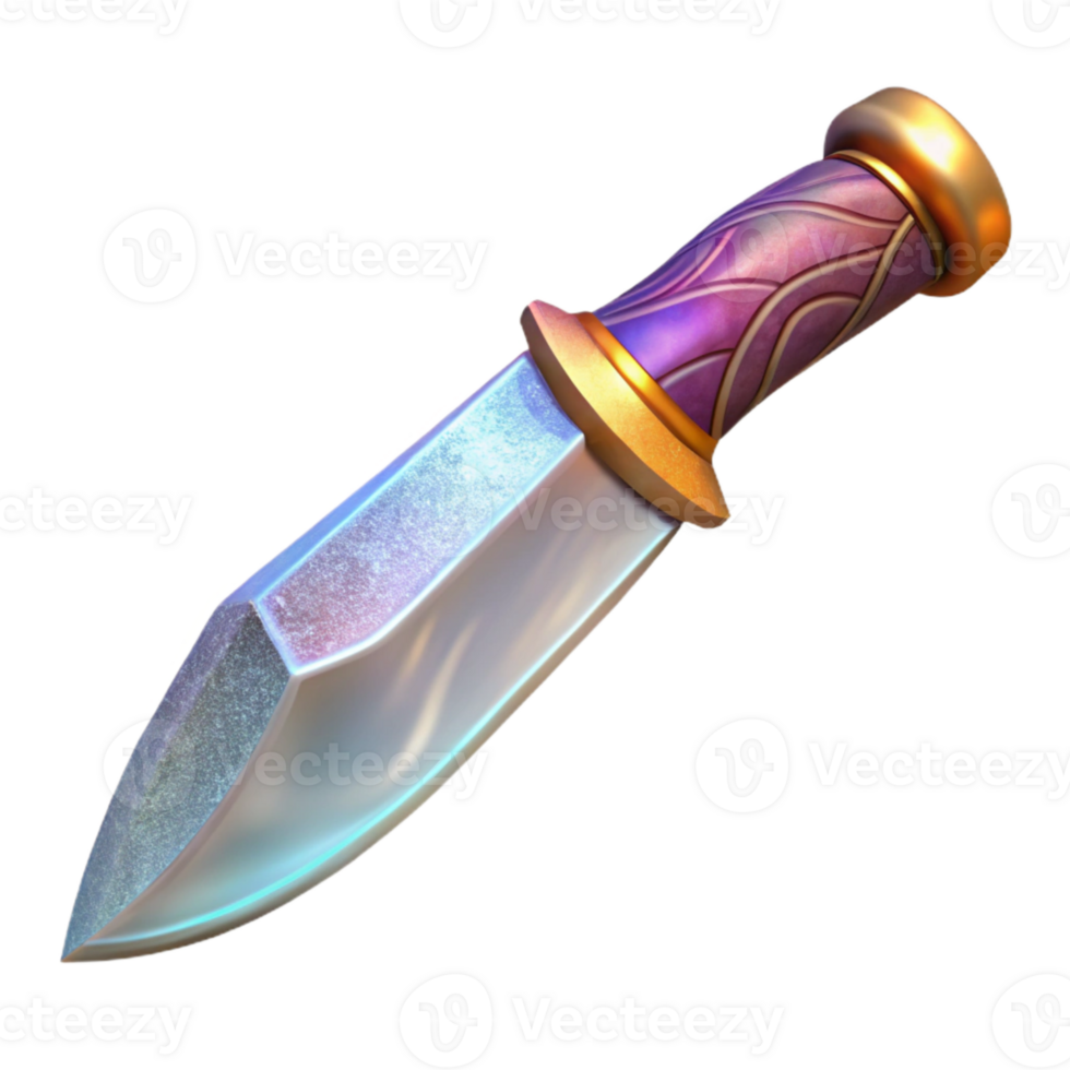 vibrant abstract Steel Knife Sharp Blade Transparent for Culinary Design exclusive png