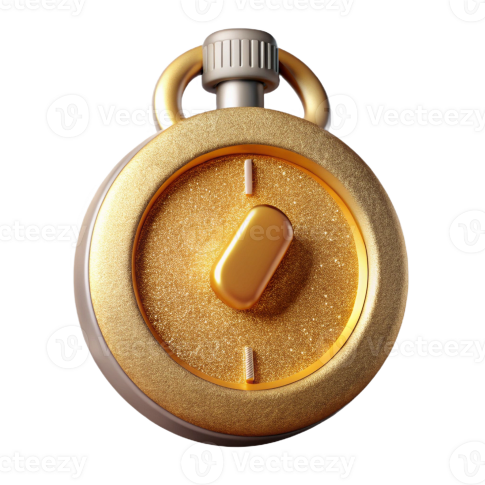 serene contemporary Stopwatch Icon Isolated Cutout for Timing Events detailed png