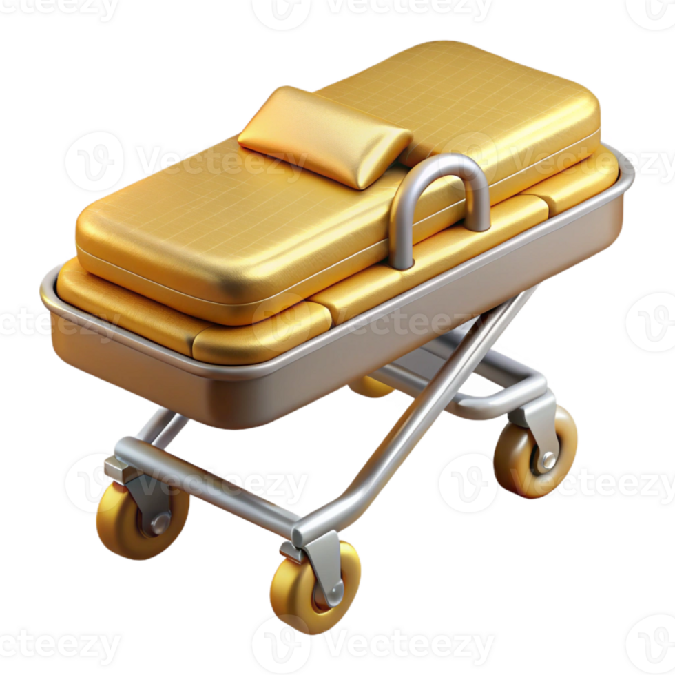 impressive minimalist Stretcher Emergency Transport Icon Isolated for Medical Use png