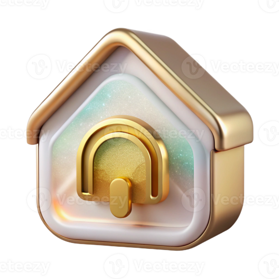 wonderful creative Subtle Smart Home Icon Transparent for Background Use high quality png
