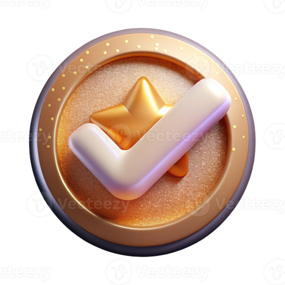 stunning abstract Success Checkmark Icon Completion Cutout for Project Milestones png