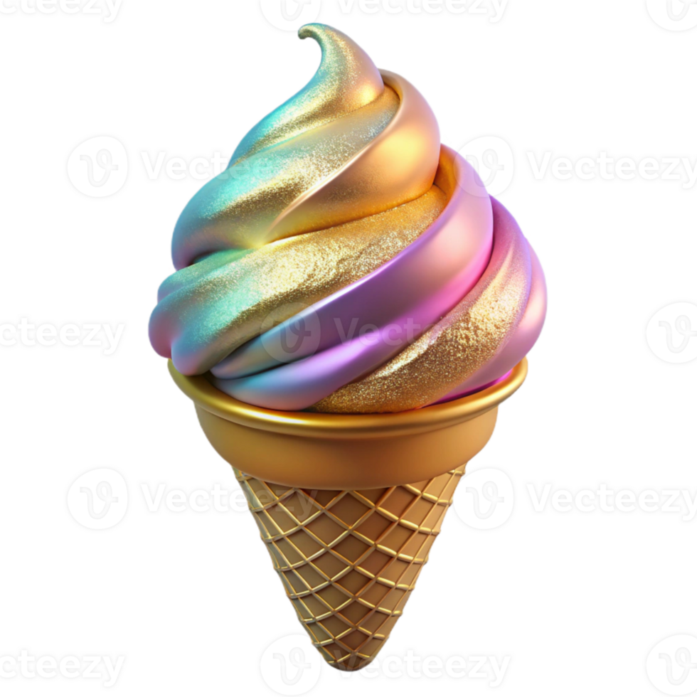 dramatic traditional Summer Ice Cream Cone Transparent for Refreshing Treats high resolution png