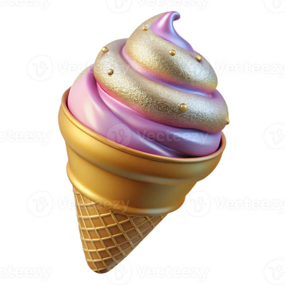 extraordinary abstract Summer Ice Cream Cone Transparent for Refreshing Treats original png
