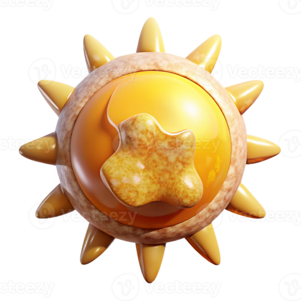 magnificent artistic Summer Sun Transparent Background for Vacation Promotions premium png