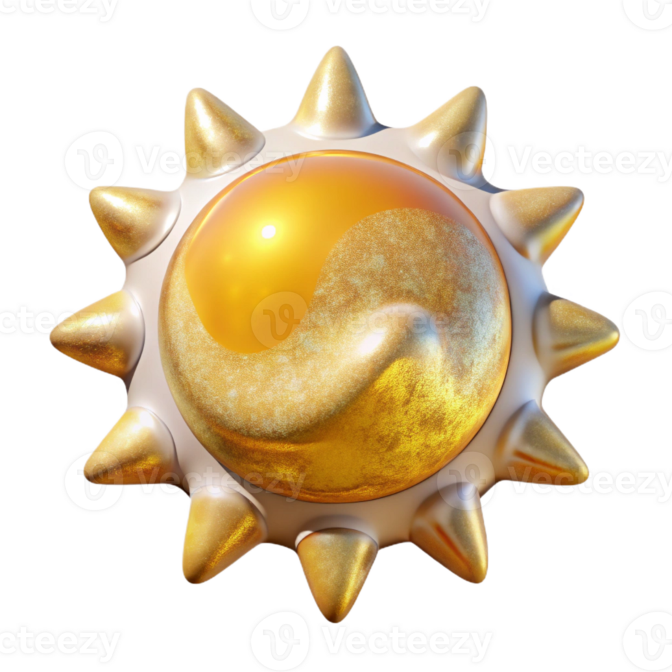 dramatic minimalist Summer Sun Texture Isolated for Vacation Promotions png