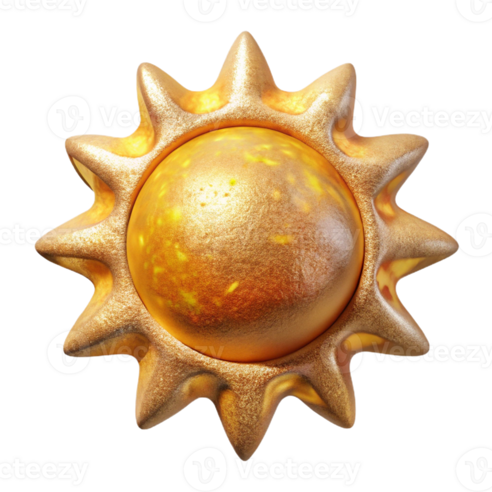 beautiful modern Summer Sun Texture Isolated for Vacation Promotions authentic png