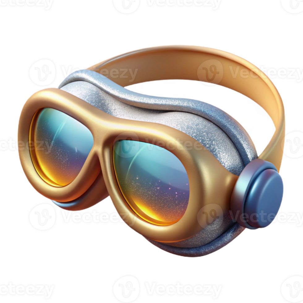 wonderful vintage Swimming Goggles Water Sport Transparent for Swim Schools high quality png