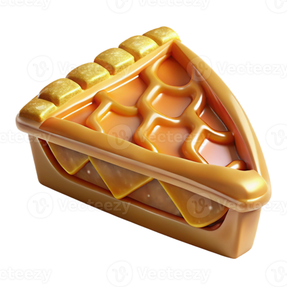 impressive traditional Thanksgiving Pie Slice Isolated for Dessert Designs exclusive png