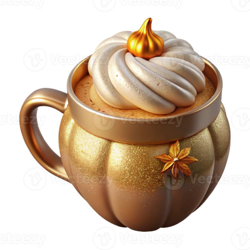magnificent classic Thanksgiving Pumpkin Spice Latte Transparent for Autumn Beverage png