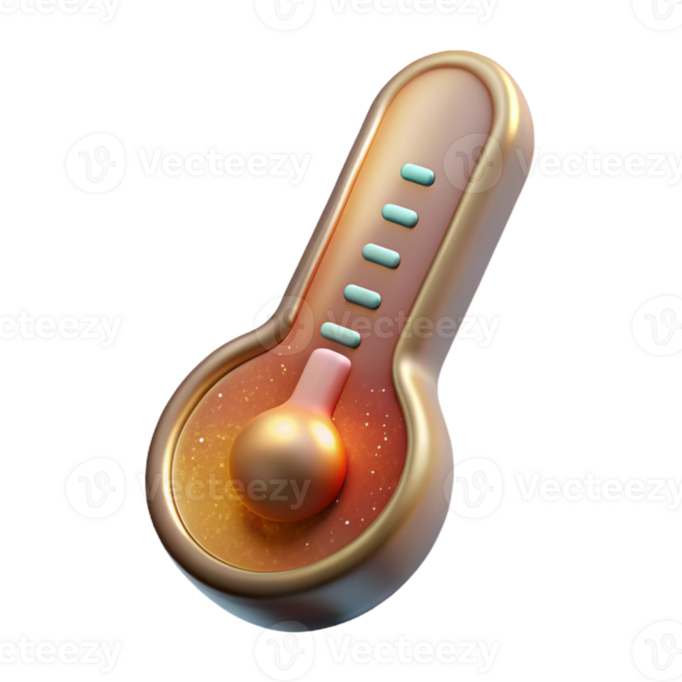 serene abstract Thermometer Temperature Measurement Isolated for Science Diagrams high resolution png