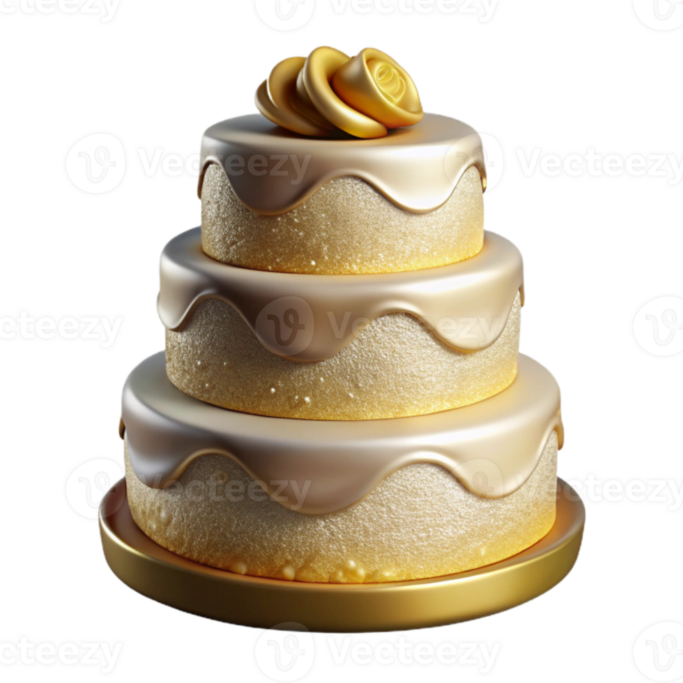 dramatic abstract Tiered Wedding Cake Dessert Cutout for Bakery Projects exclusive png