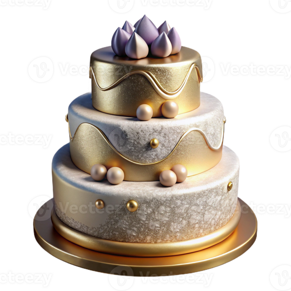 dramatic minimalist Tiered Wedding Cake Dessert Cutout for Bakery Projects high resolution png