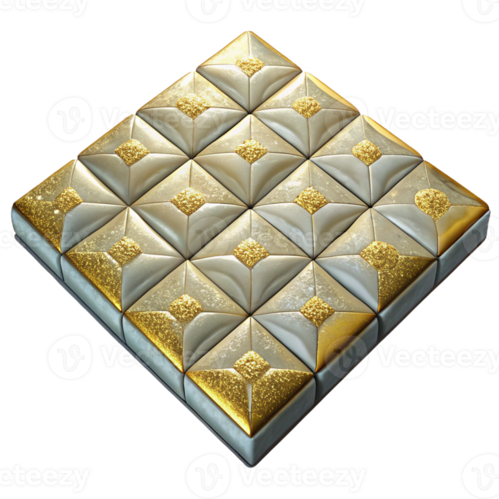 beautiful modern Tile Floor Mosaic Pattern Isolated high quality png