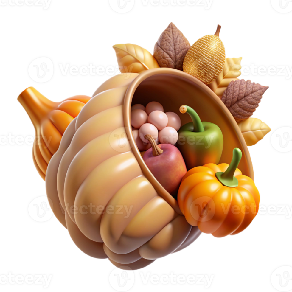 extraordinary classic Transparent Autumn Cornucopia for Thanksgiving Illustrations high resolution png