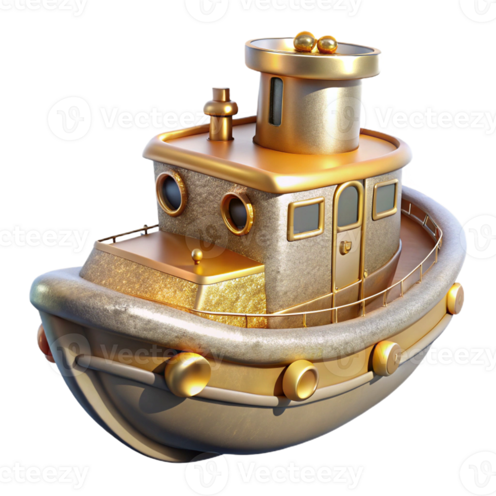 impressive traditional Tugboat Transparent Background for Harbor Scenes high quality png