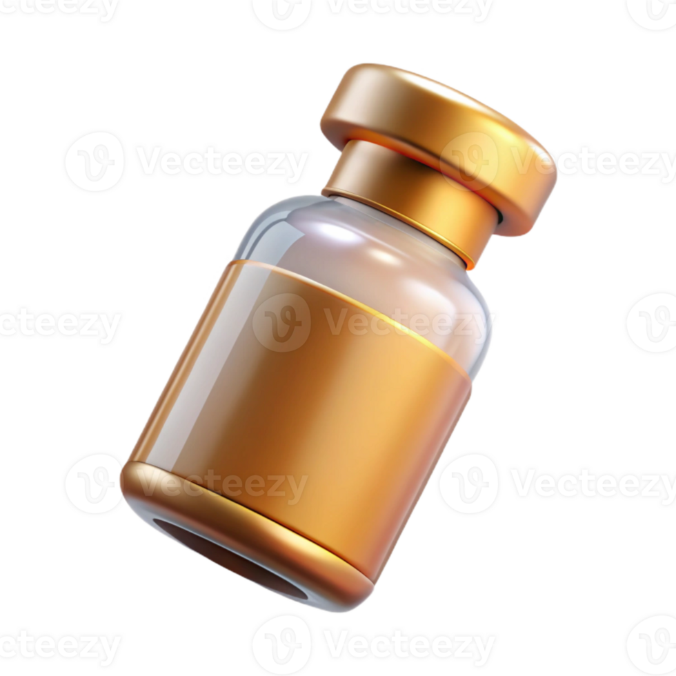 wonderful minimalist Vaccine Vial Medical Icon Isolated for Vaccination Campaigns high quality png
