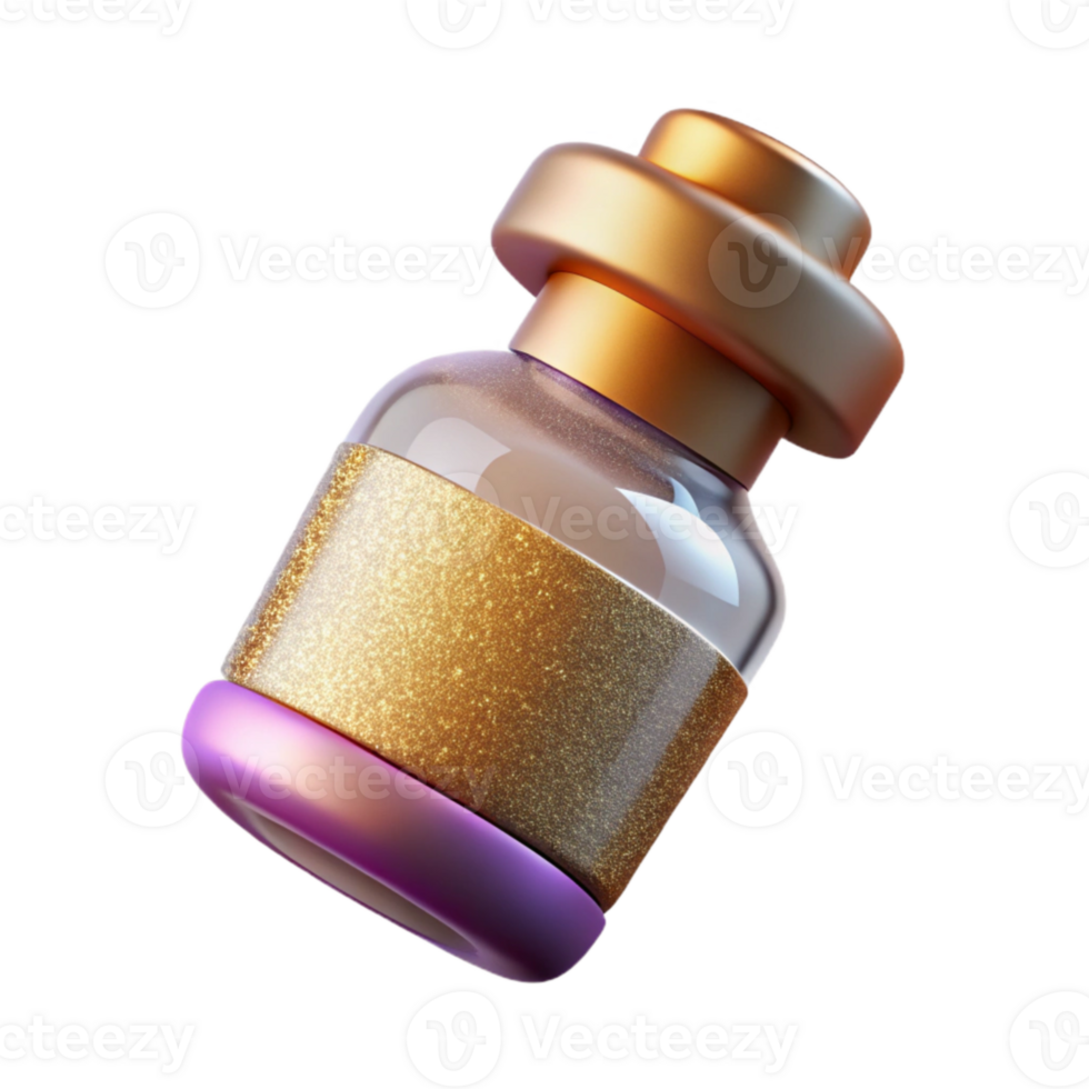 vibrant classic Vaccine Vial Medical Icon Isolated for Vaccination Campaigns original png