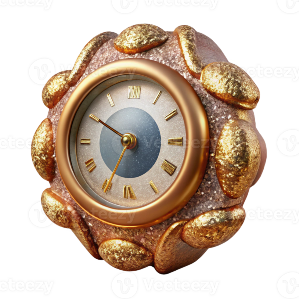 impressive traditional Vintage Clock Isolated for Retro Interior Decor authentic png