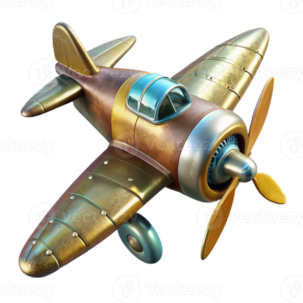 magnificent contemporary Vintage Propeller Aircraft Isolated for Aviation Projects png