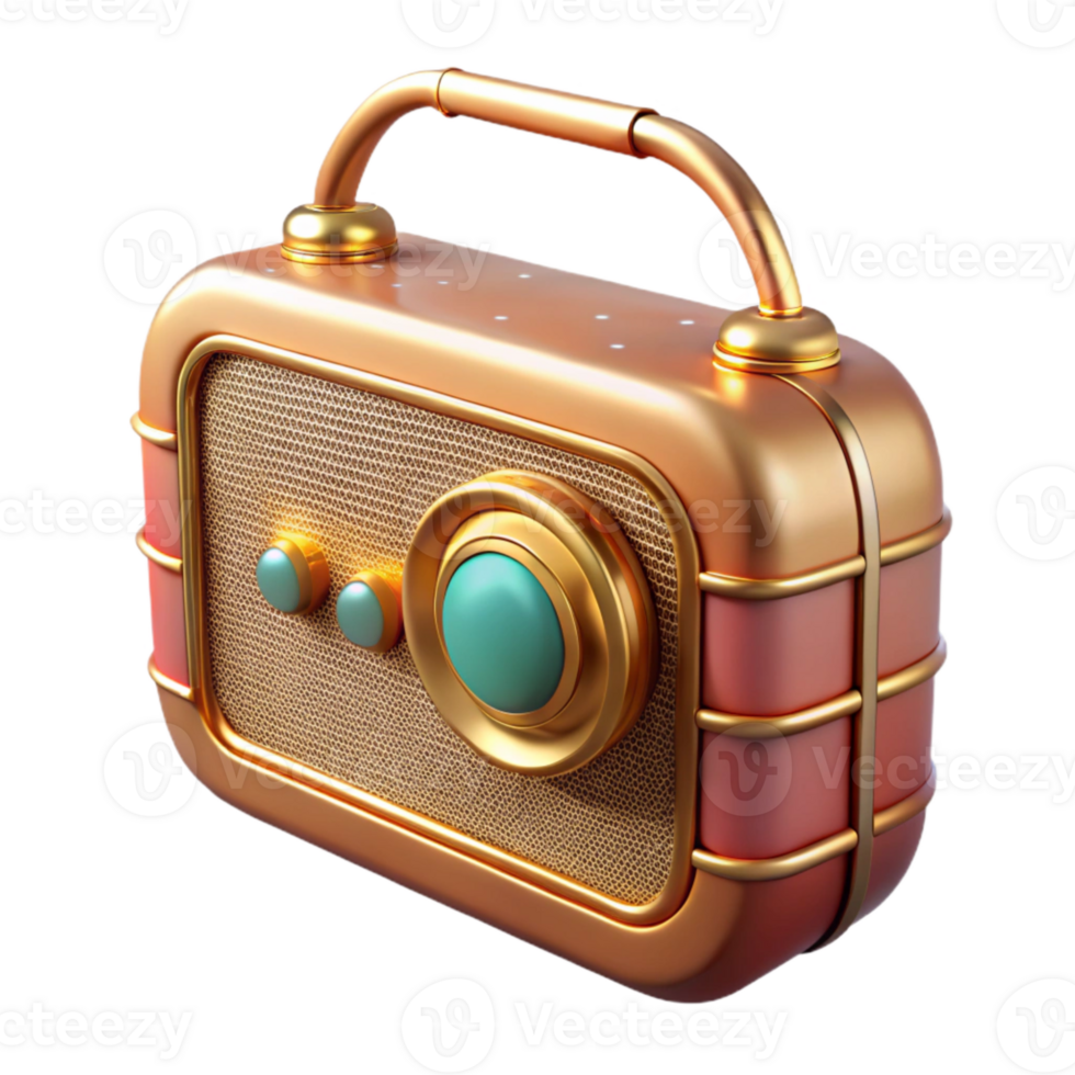 serene vintage Vintage Radio Isolated Home Decor Accessory original png