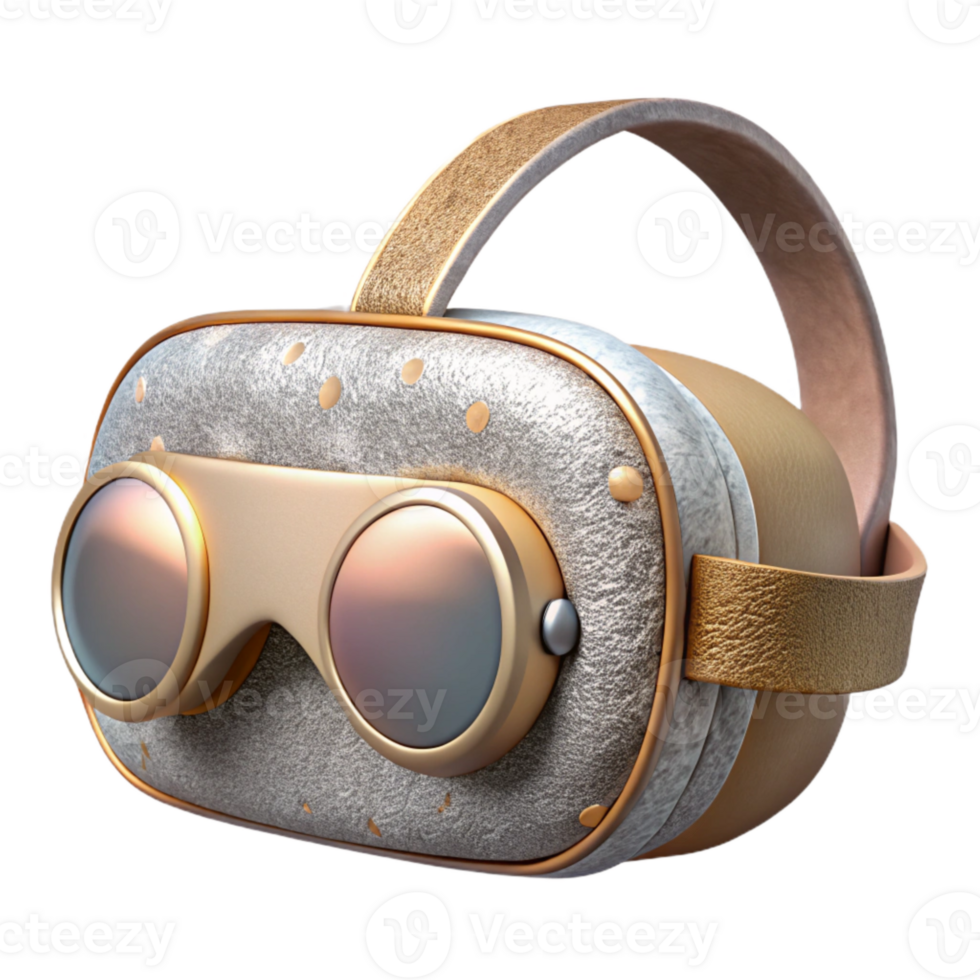 dramatic contemporary Vr Headset with Adjustable Straps Cutout for User Customization professional png