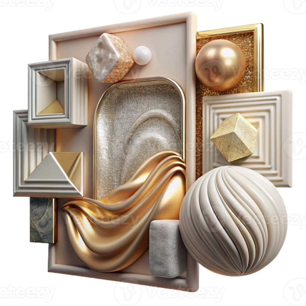 wonderful classic Wall Art Prints Isolated for Gallery Wall Design detailed png