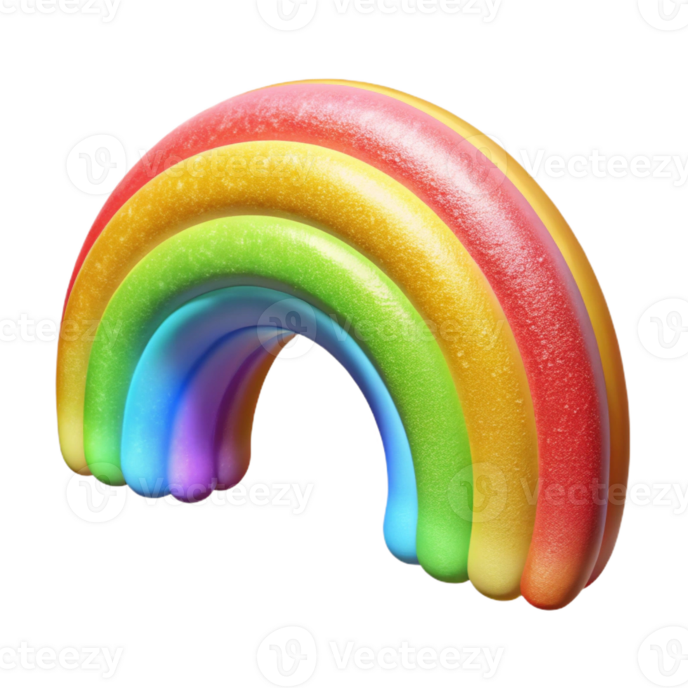 stunning contemporary Watercolor Rainbow Gradient Isolated for Colorful Designs detailed png