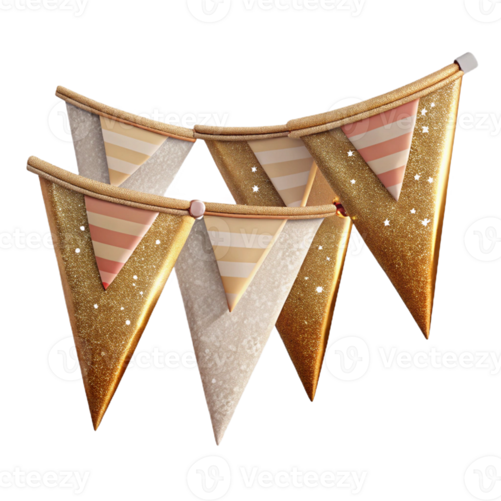 impressive abstract Wedding Bunting Flags Triangle Celebration Transparent high quality png