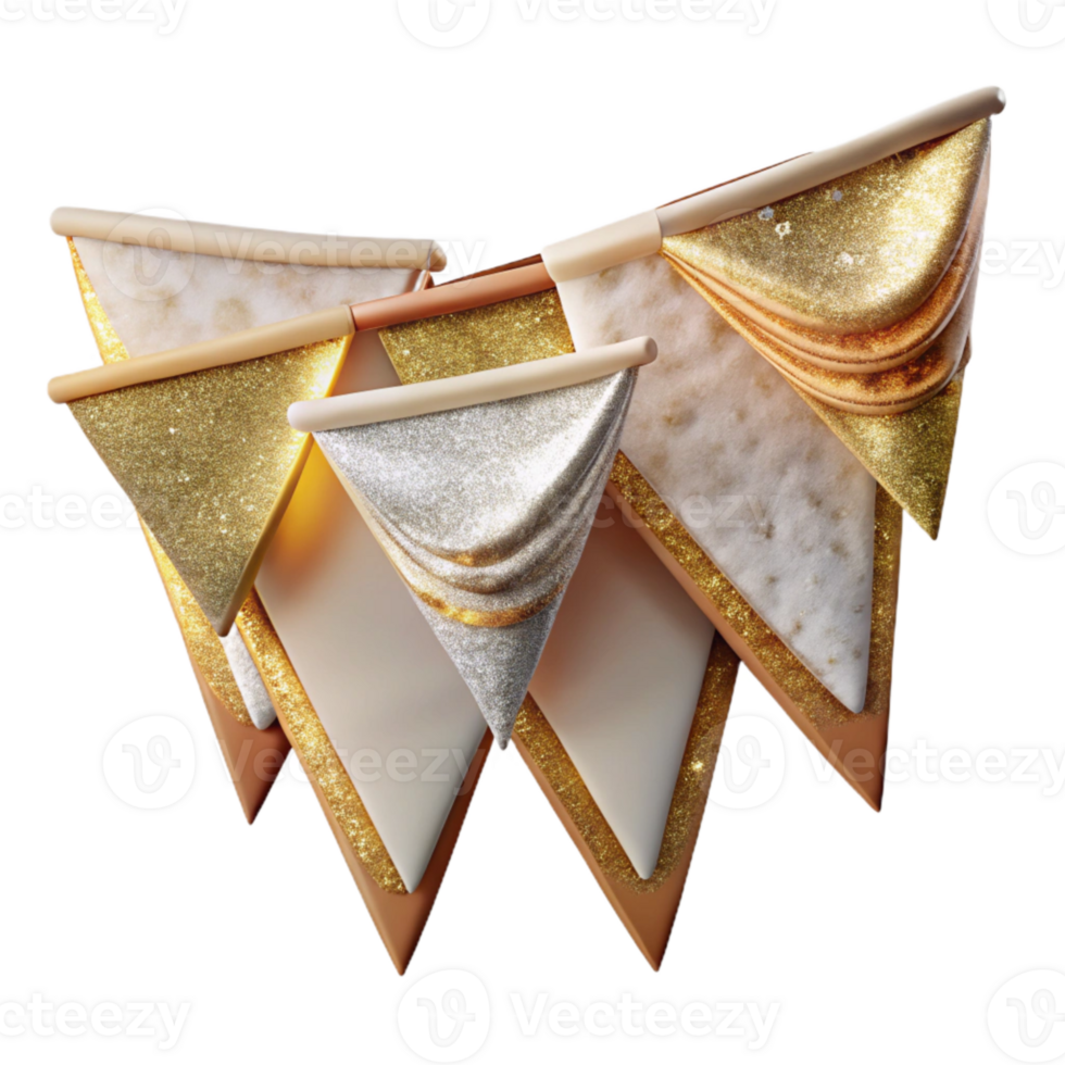 serene classic Wedding Bunting Flags Triangle Celebration Transparent original png