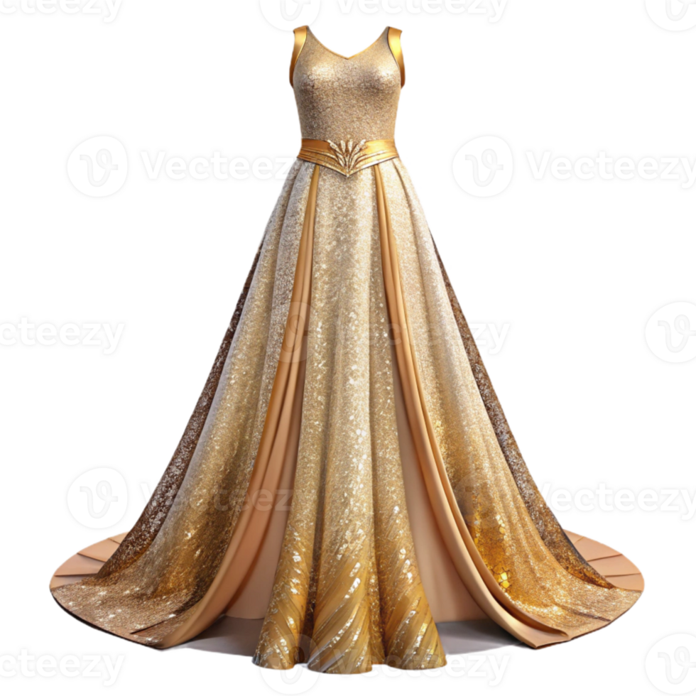 impressive traditional Wedding Dress Gown Long Train Transparent for Bridal Boutiques exclusive png