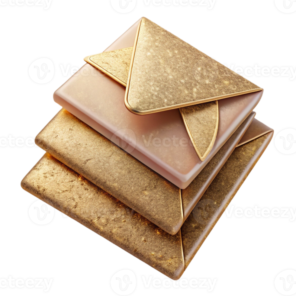 stunning vintage Wedding Invitations Stacked Envelopes Transparent for Stationery genuine png
