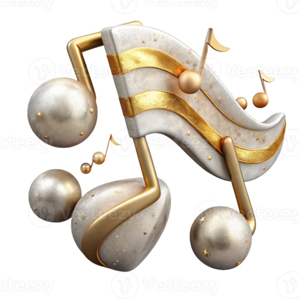 elegant modern Wedding Music Notes Cutout for Entertainment Design high quality png