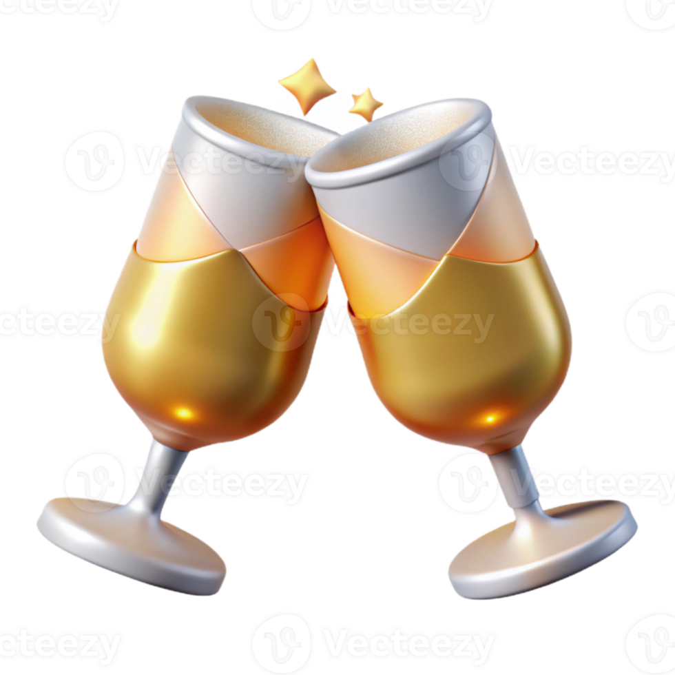 wonderful classic Wedding Toast Glasses Clinking Transparent for Celebration Images premium png