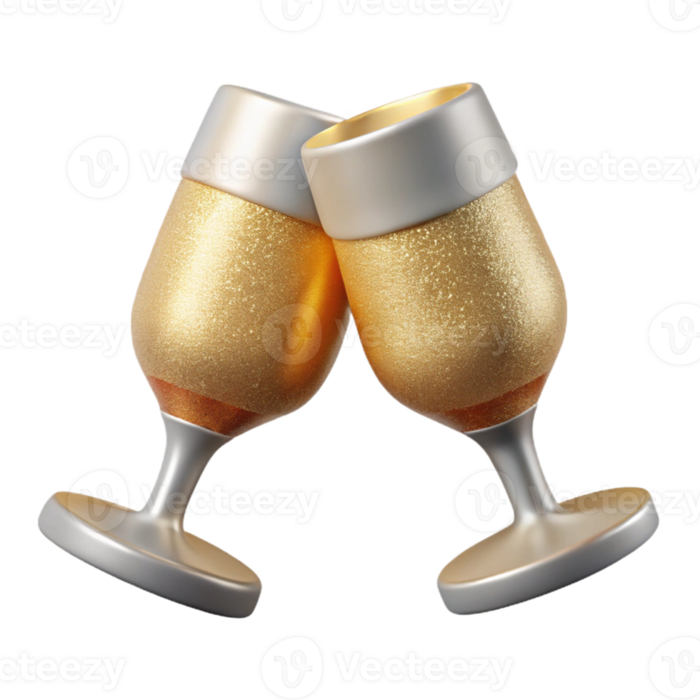 serene rustic Wedding Toast Glasses Clinking Transparent for Celebration Images original png