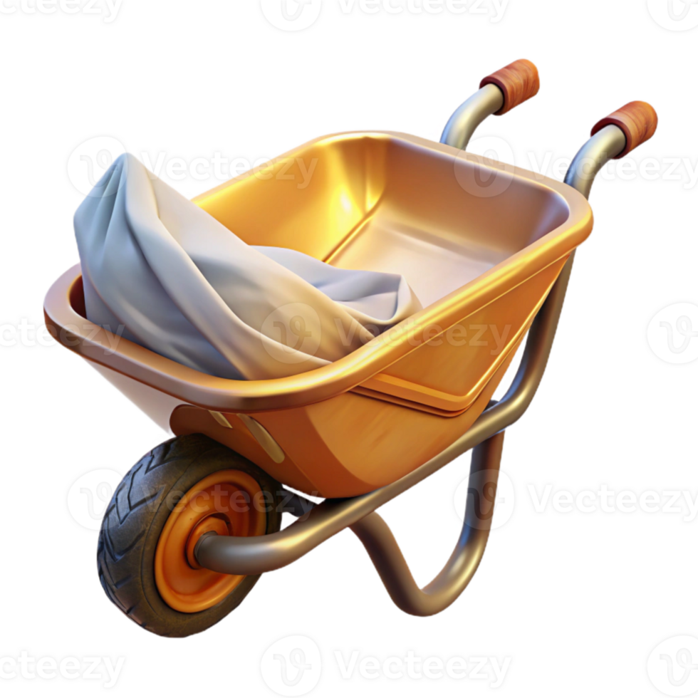 stunning creative Wheelbarrow Empty Garden Tool Construction Transparent premium png