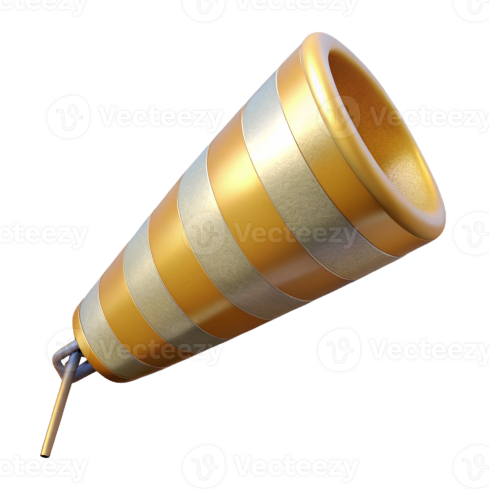 vibrant rustic Windsock Isolated Cutout for Wind Direction Indicators exclusive png