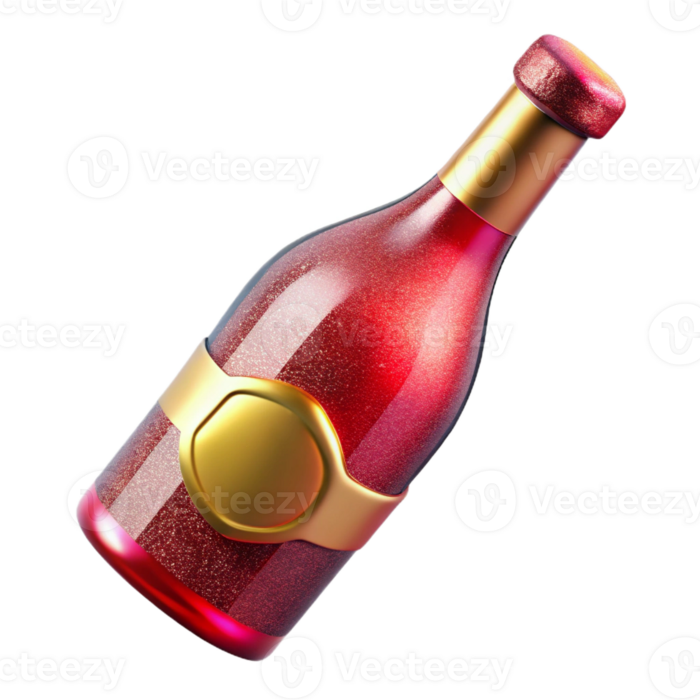 impressive modern Wine Bottle Red Wine Isolated Celebration Drink original png