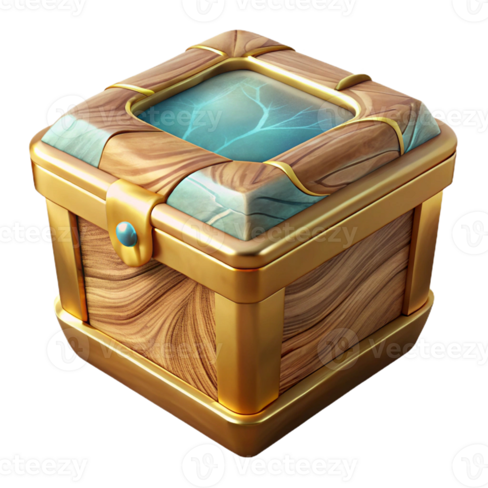 extraordinary minimalist Wooden Box with Lid Cutout Storage Decor high quality png