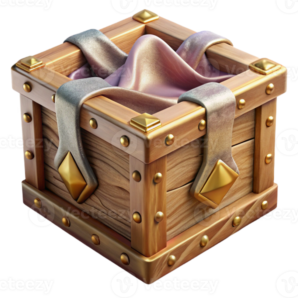 beautiful artistic Wooden Crate Storage Box Container Cutout Building Supplies genuine png