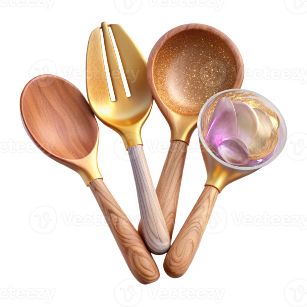 extraordinary contemporary Wooden Salad Servers Serving Utensils Transparent Salad Bar high quality png