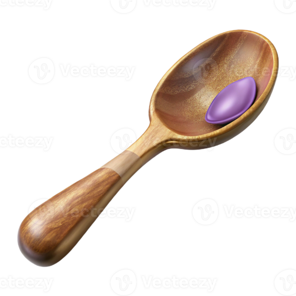 vibrant modern Wooden Spoon Rustic Kitchen Utensil Transparent for Baking Projects high resolution png