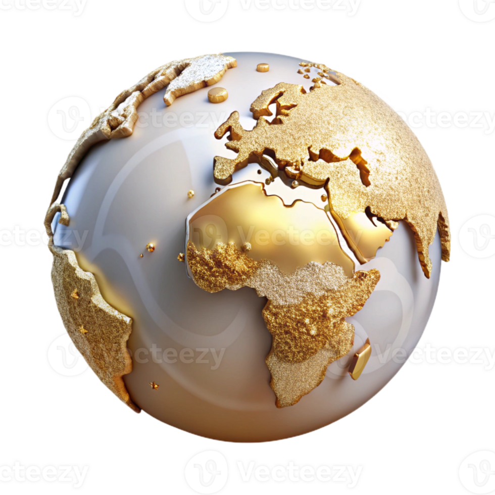 magnificent minimalist World Map Continents Transparent for Global Awareness premium png