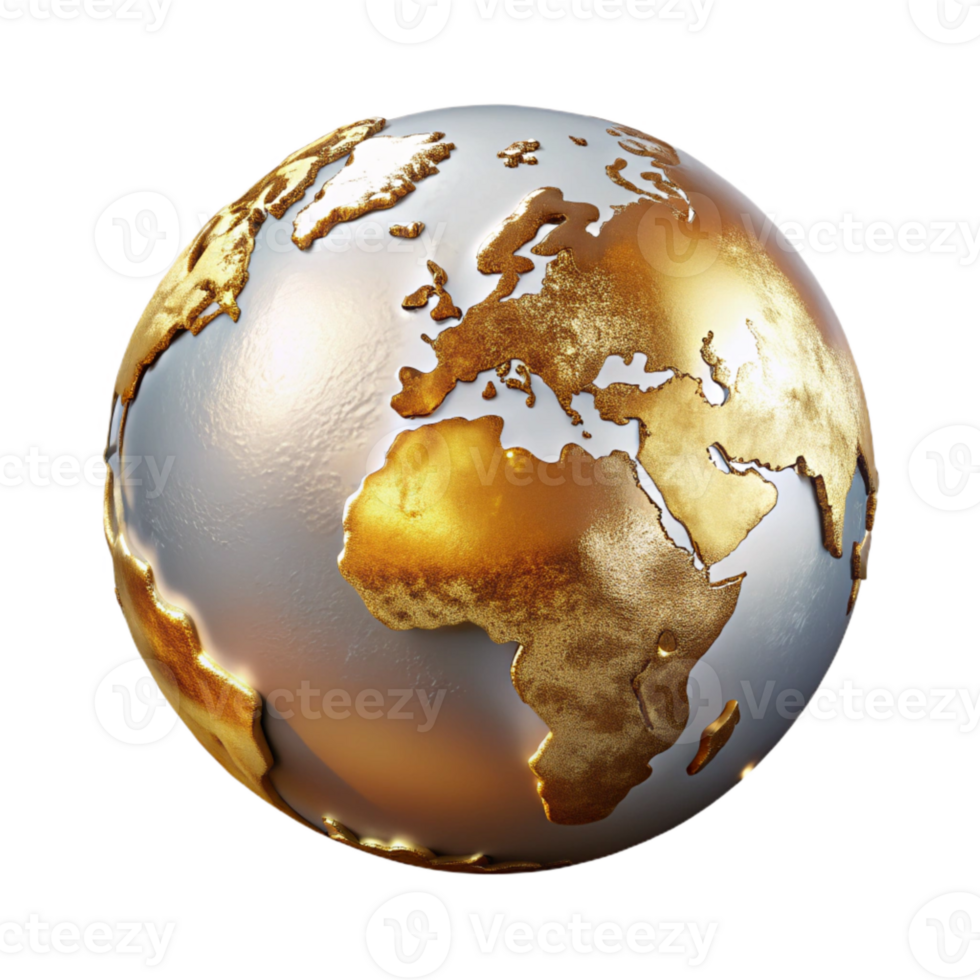 elegant traditional World Map Globe Illustration Isolated for Educational Resources exclusive png