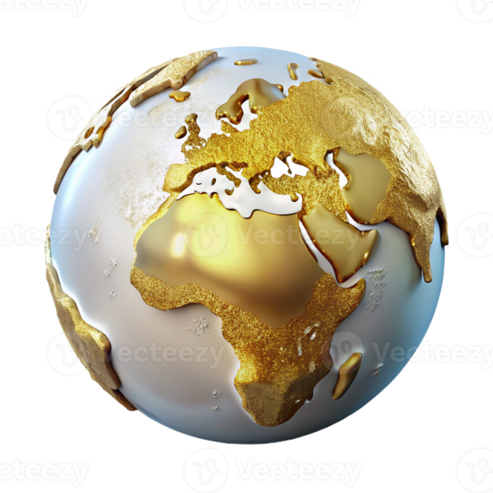 beautiful abstract World Map Isolated for Global Geography professional png