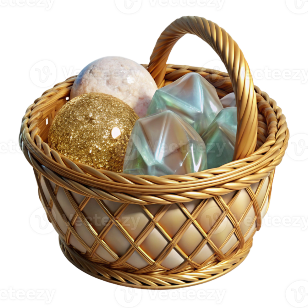 serene traditional Woven Basket Set Transparent Background Home Decor png
