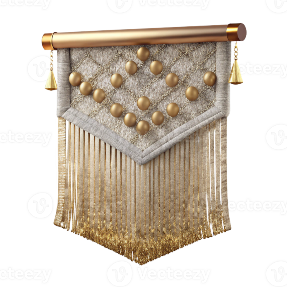 elegant contemporary Woven Wall Tapestry Transparent Background Home Decor premium png
