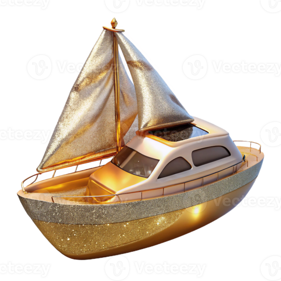 magnificent abstract Yacht Silhouette Transparent for Luxury Branding png