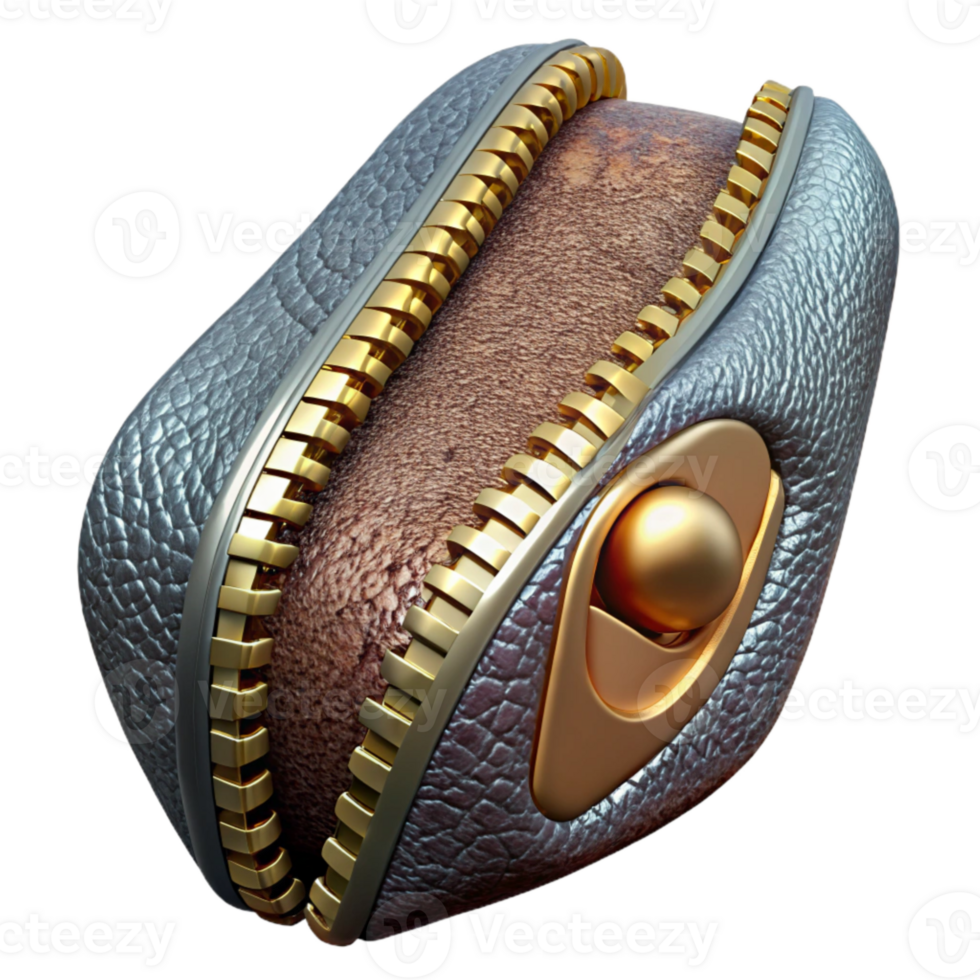 dramatic artistic Zipper Texture gold Teeth Isolated for Clothing Design high quality png