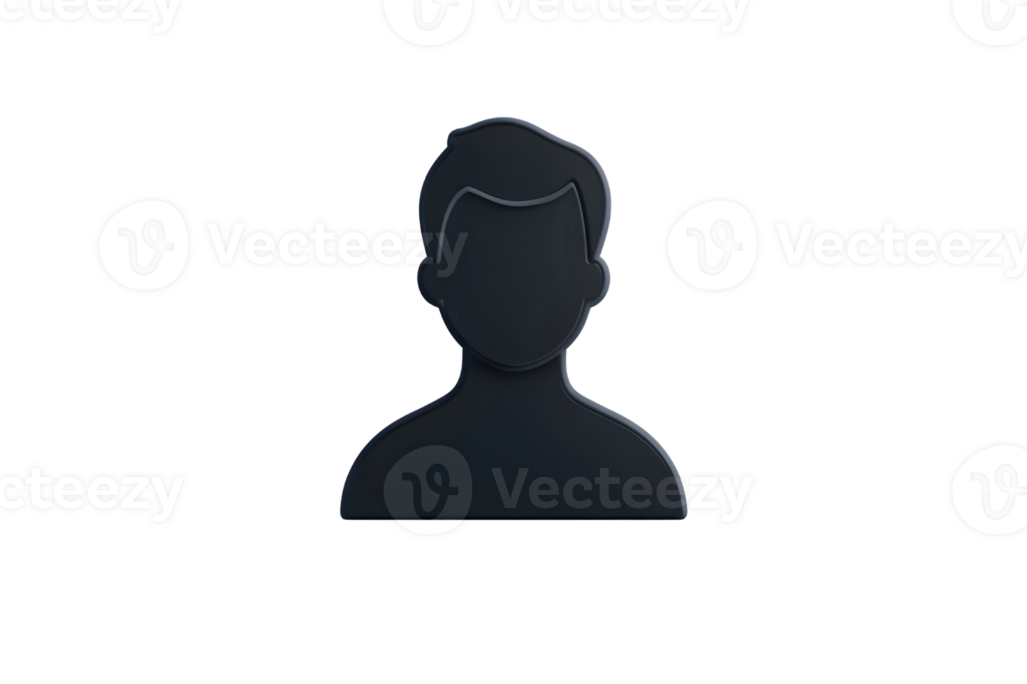 Generic User Profile Icon Placeholder Silhouette for Digital Interfaces and Applications png